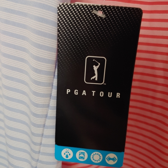 2 PGA Tour Golf Polos Men's Small - Picture 3 of 6